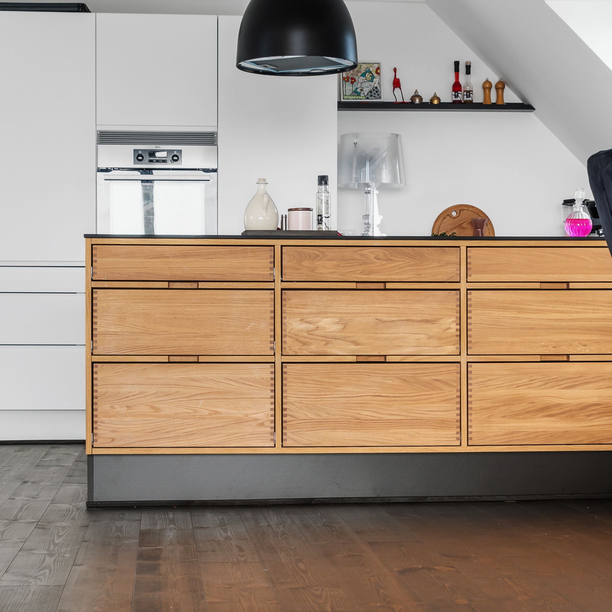 Fyr Nordlys Nat 15x155 Sort Hårdvoksolie