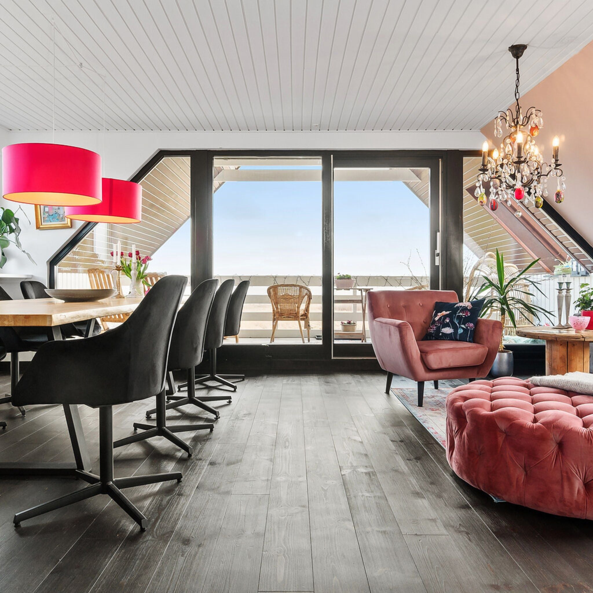 Fyr Nordlys Nat 15x155 Sort Hårdvoksolie