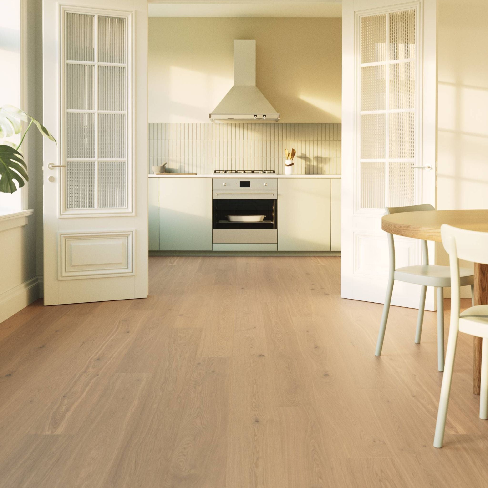 Q-Plank Woodura Oak Nature 9x180 Misty White Matlak