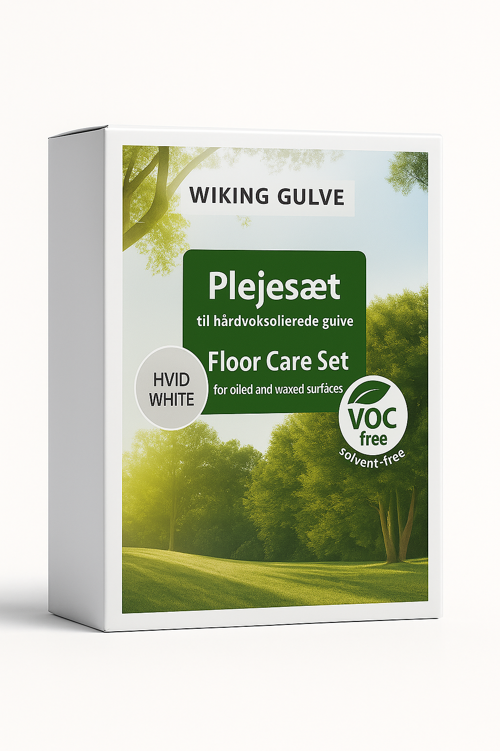 Wiking Gulve/Ecoline Plejesæt Hvid 1L